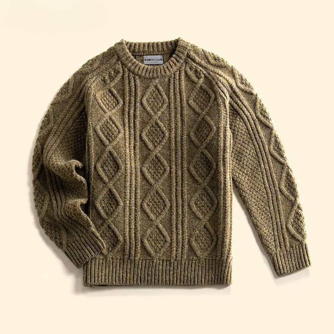 SWETER Z DZIANINY GIOVANNI ALESSANDRO