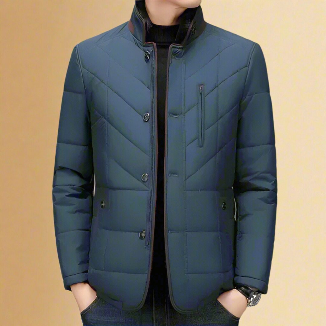 RICCARDO UMBERTO PARKA Z WYSOKIM KOŁNIERZEM