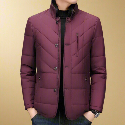 RICCARDO UMBERTO PARKA Z WYSOKIM KOŁNIERZEM