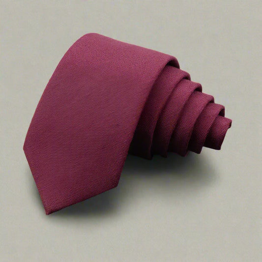 Wąski bawełniany krawat