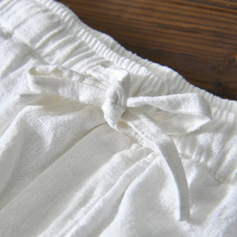 Lniane spodnie Valentino Rizza