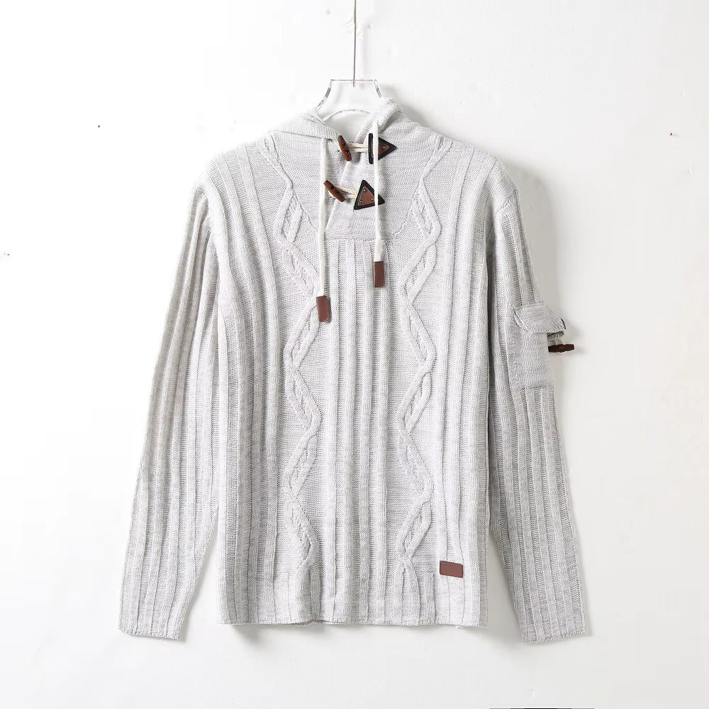 ODDYCHAJĄCY SWETER Z KAPTUREM MARCO TIZIANO