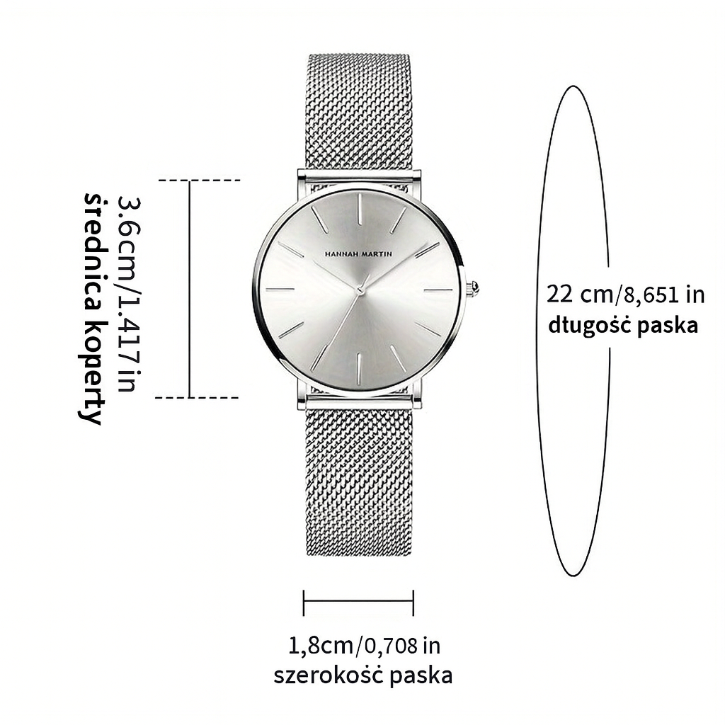Zegarek Stylowy 36 mm