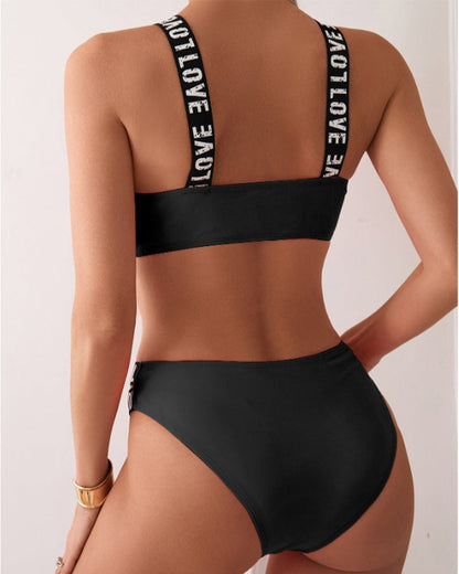 Dwuczęściowy zestaw bikini z ramiączkami