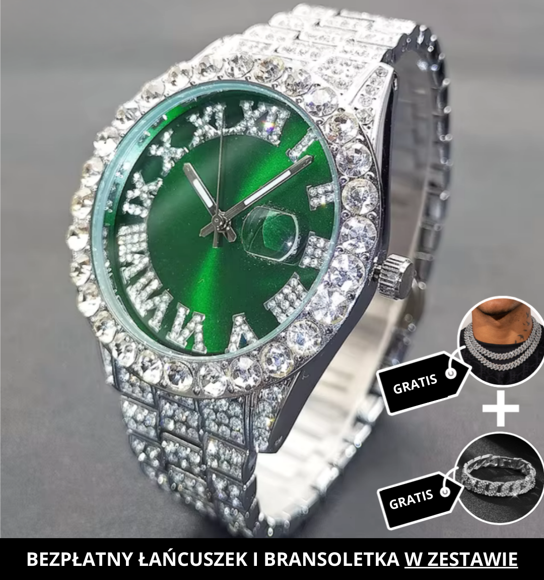 Prezydencki zegarek z brylantami