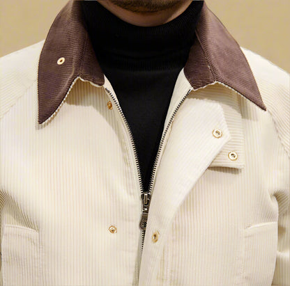 SZTRUKSOWY PŁASZCZ LORENZO MATTEO