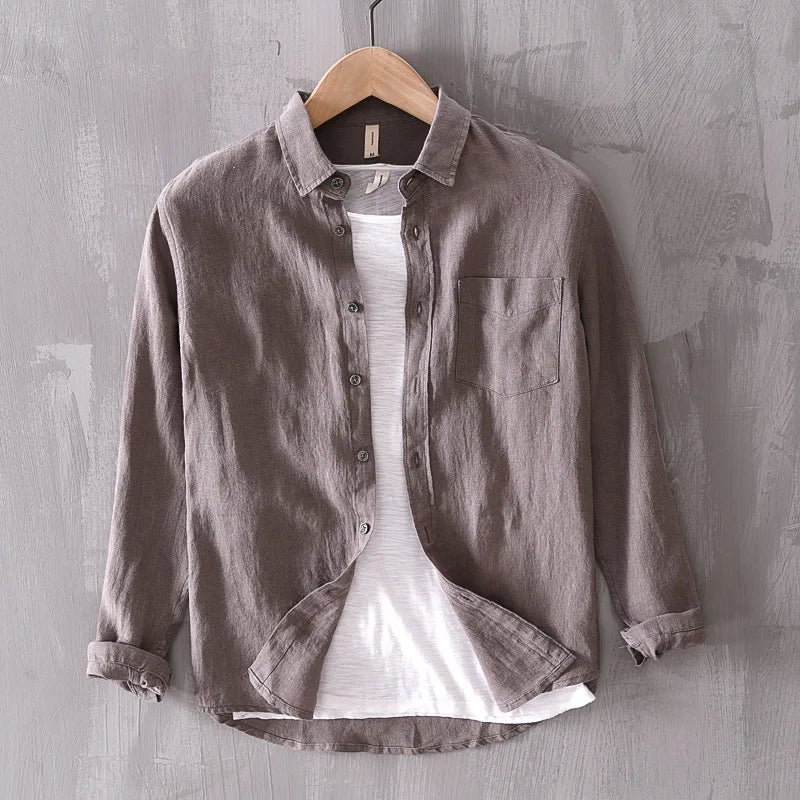 Lniana koszula męska Nicolo