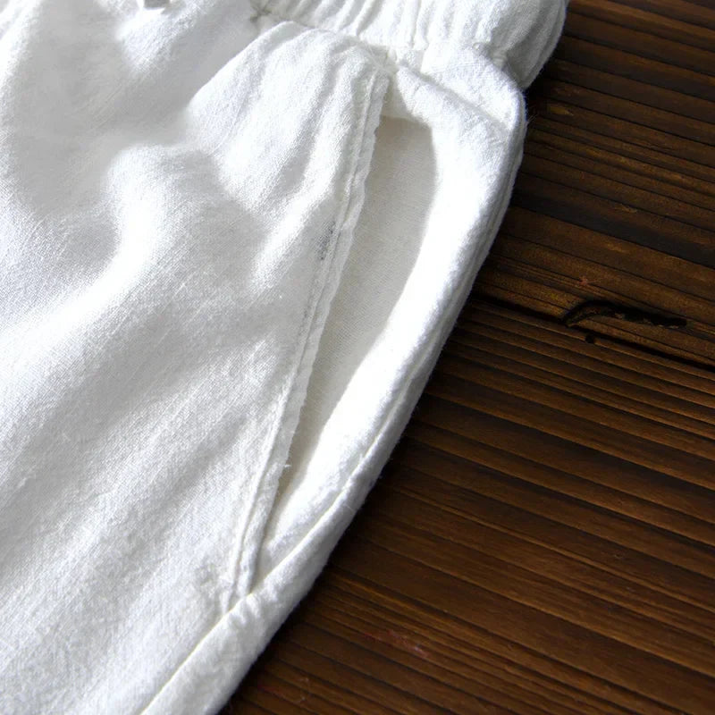 Lniane spodnie Valentino Rizza