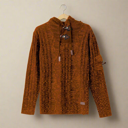 ODDYCHAJĄCY SWETER Z KAPTUREM MARCO TIZIANO