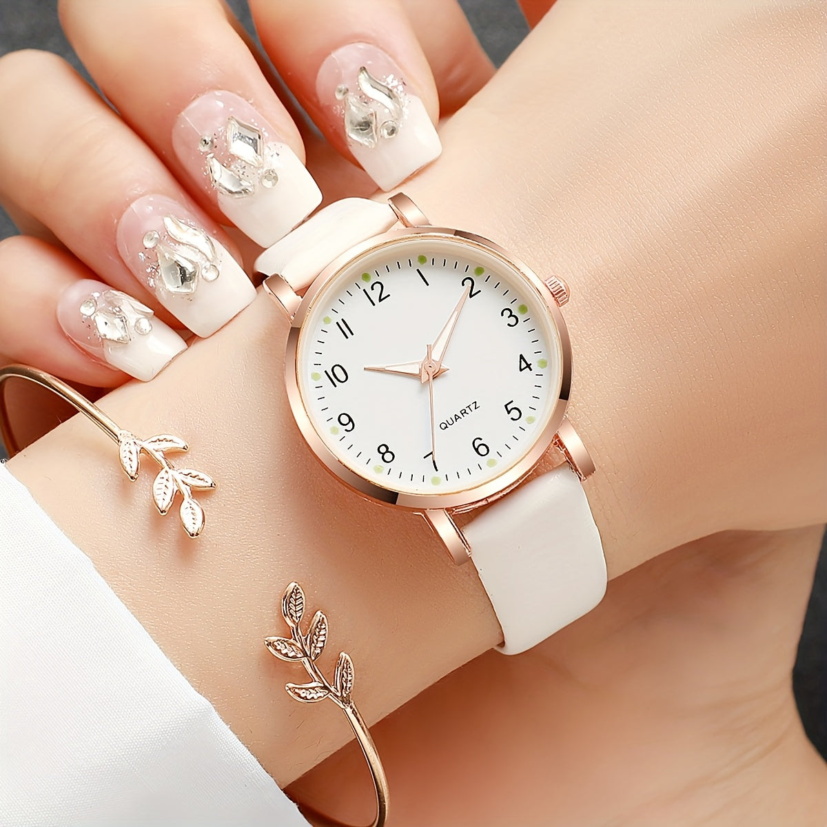 Zestaw zegarek + bransoletka damska