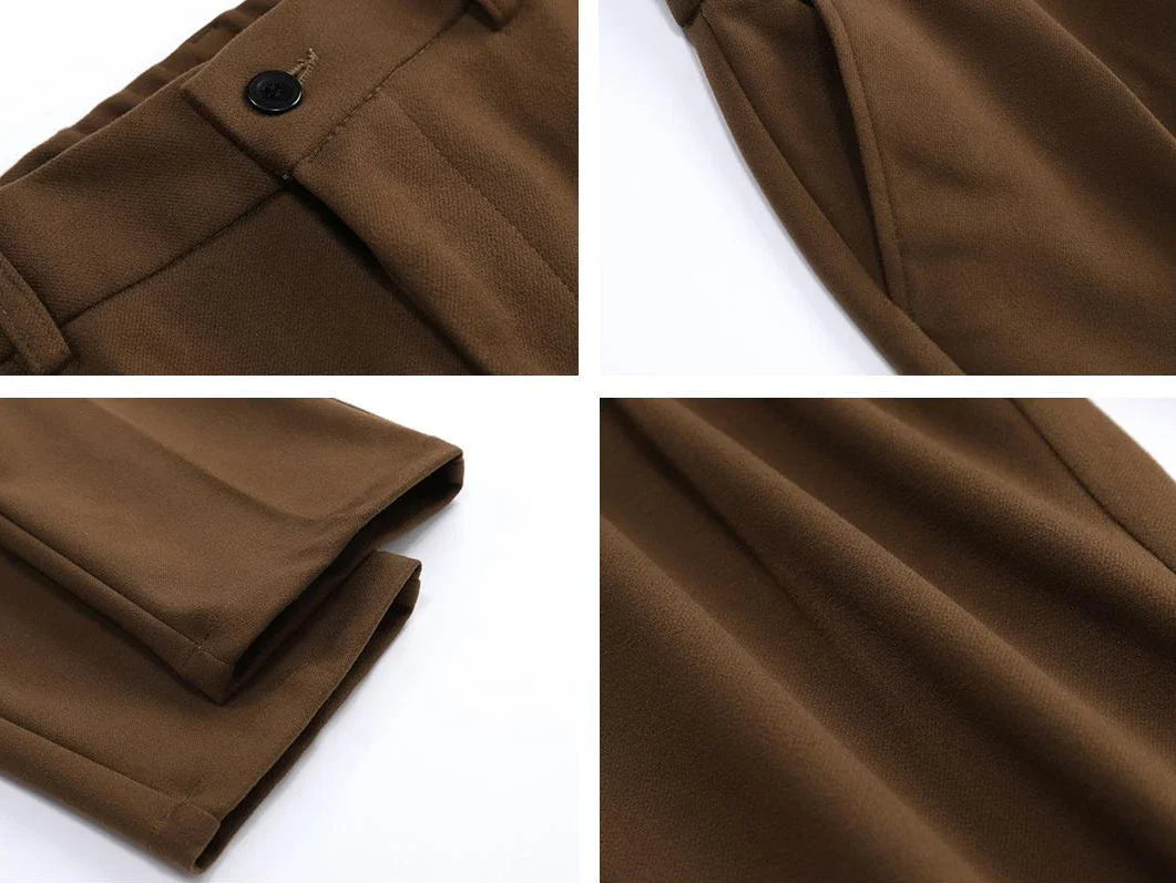 BAWEŁNIANE PRZYCIĘTE SPODNIE